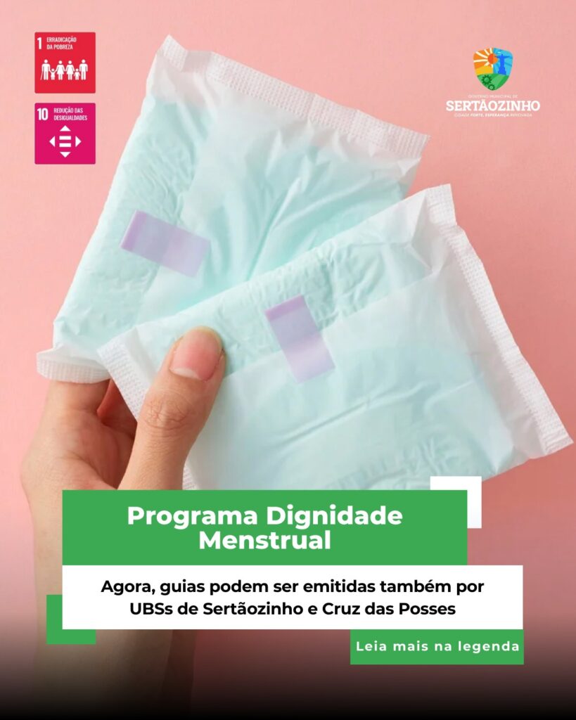 Em Foco - Guias de autorização do “Programa Dignidade Menstrual” podem ...